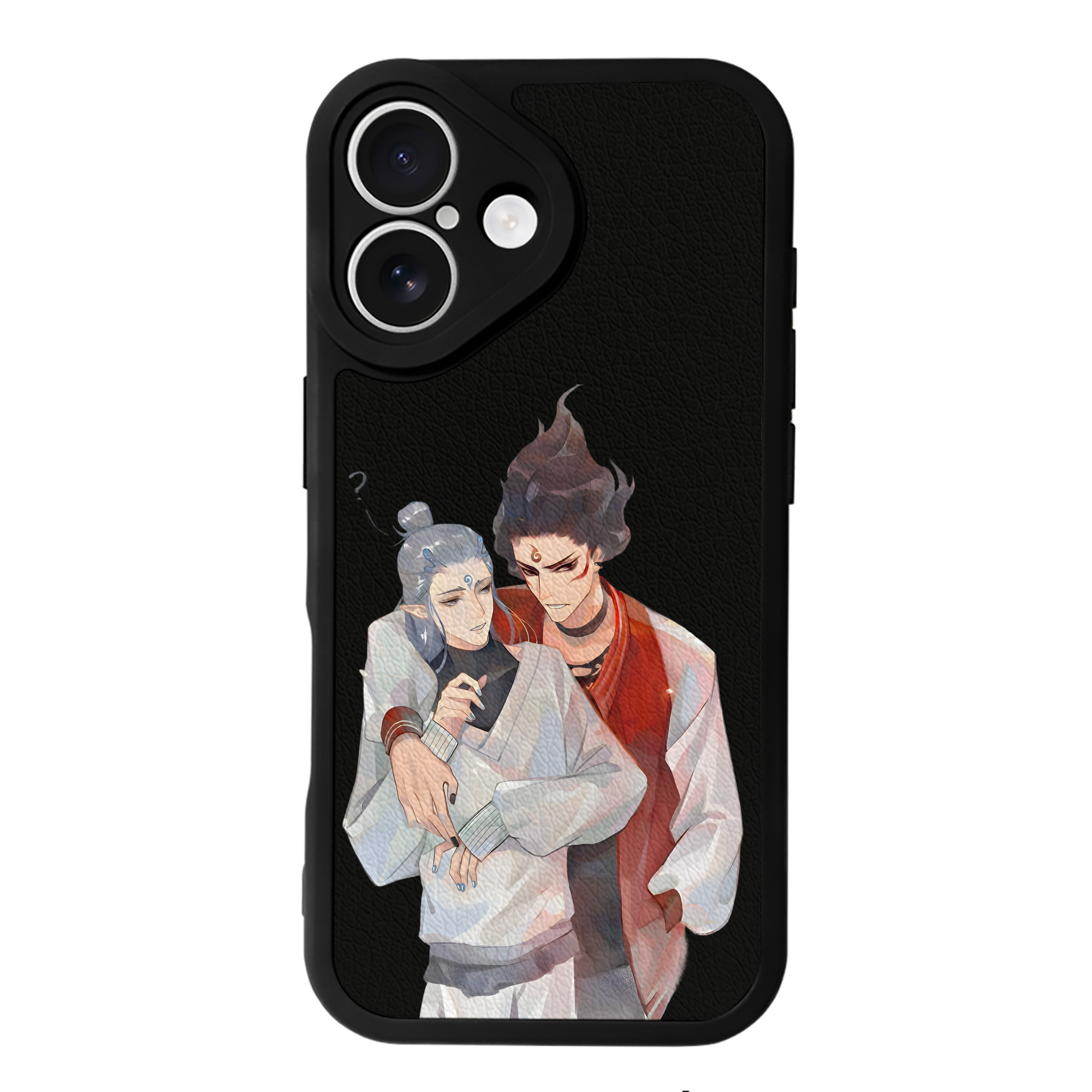 （画像用） Ne Zha 2 ナタ 魔童の大暴れ 【iPhone 16シリーズ対応】シリコンスマホケース（レザー調） 材質：シリコン